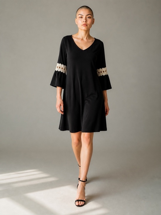 Neiman Marcus Dresses & Skirts - Neiman Marcus black A-line dress perfect condition very flattering cut Size 10